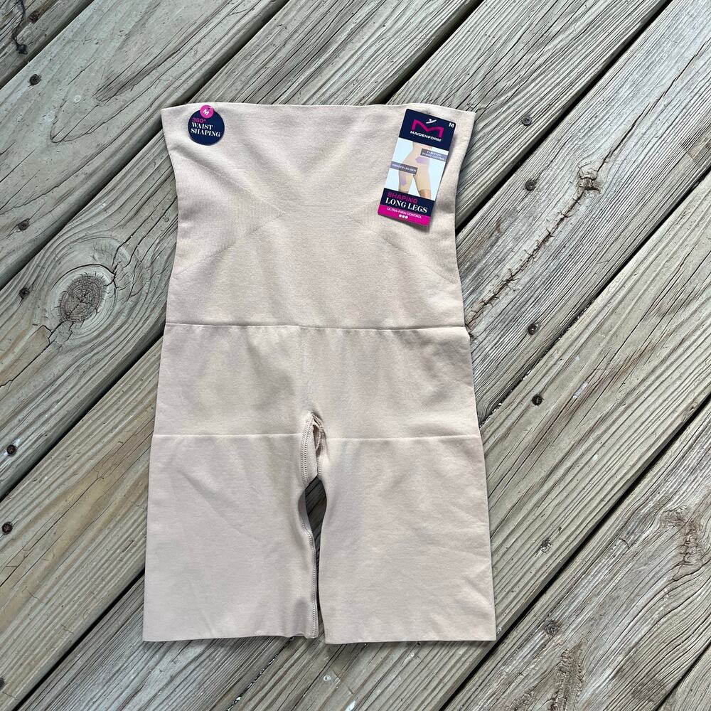Maidenform Women's Shaping Long Legs Tummy & Thigh Shaper Size M. NEW!